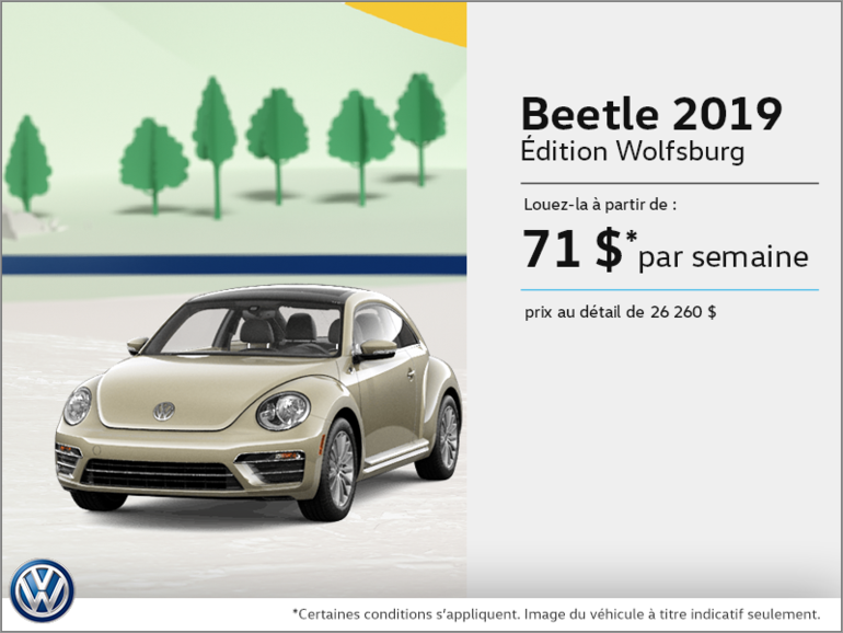 Louez la Beetle 2019!