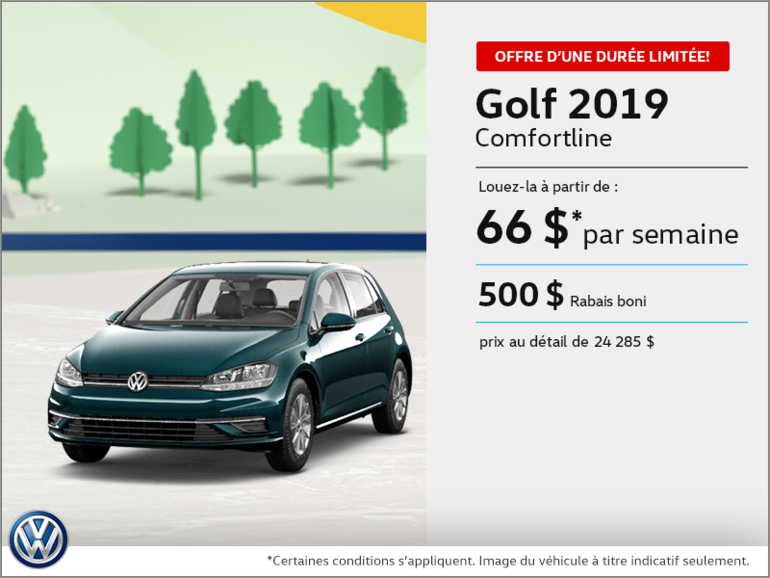 Louez la Golf 2019!
