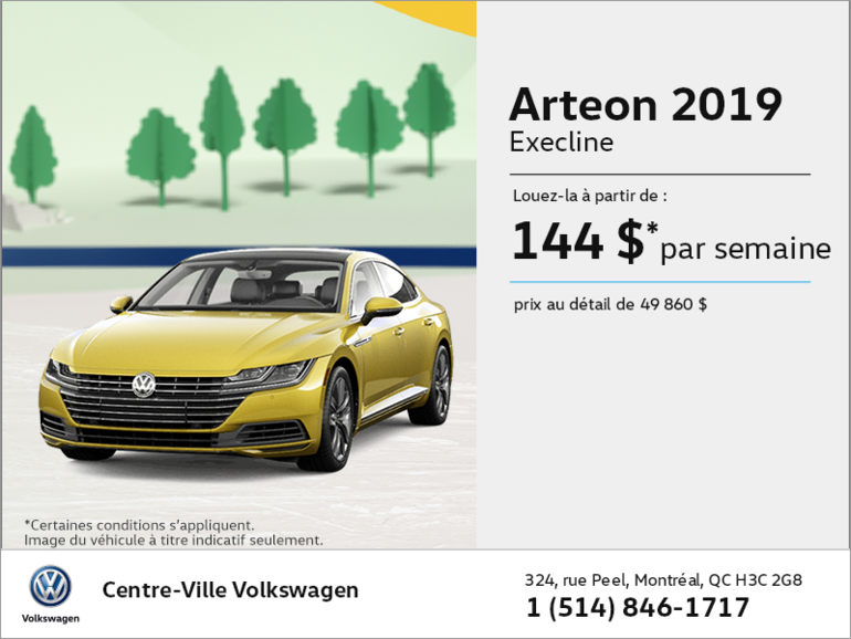 Louez l'Arteon 2019!