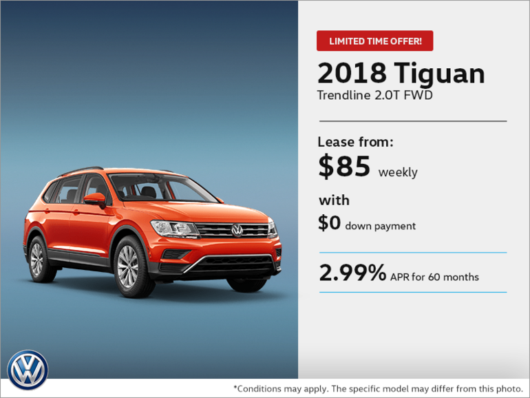 Lease the 2018 Tiguan!