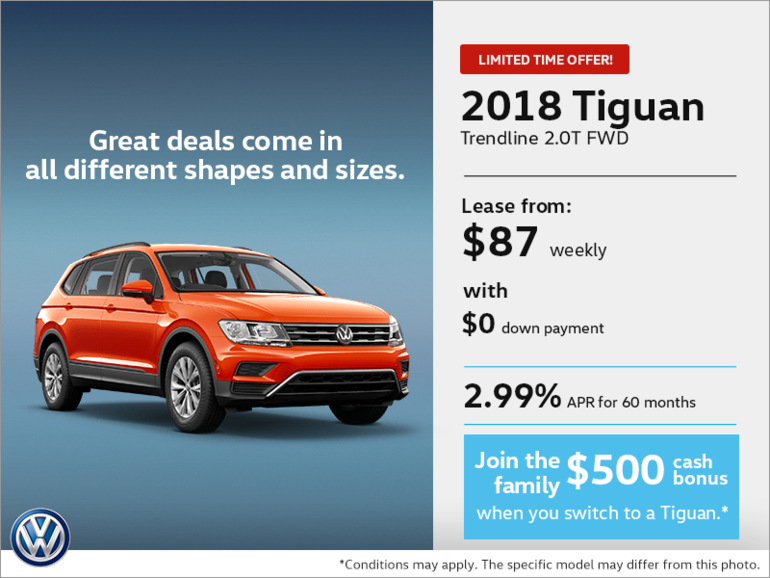 Lease the 2018 Tiguan!