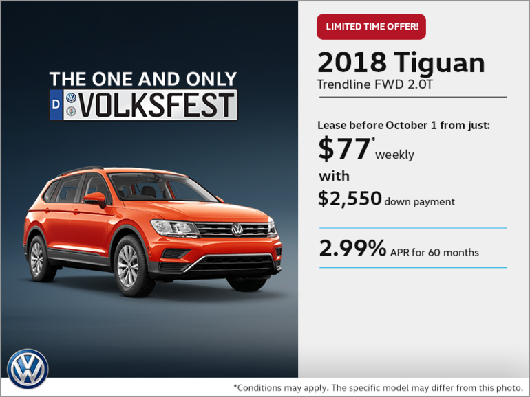 Lease the 2018 Tiguan!
