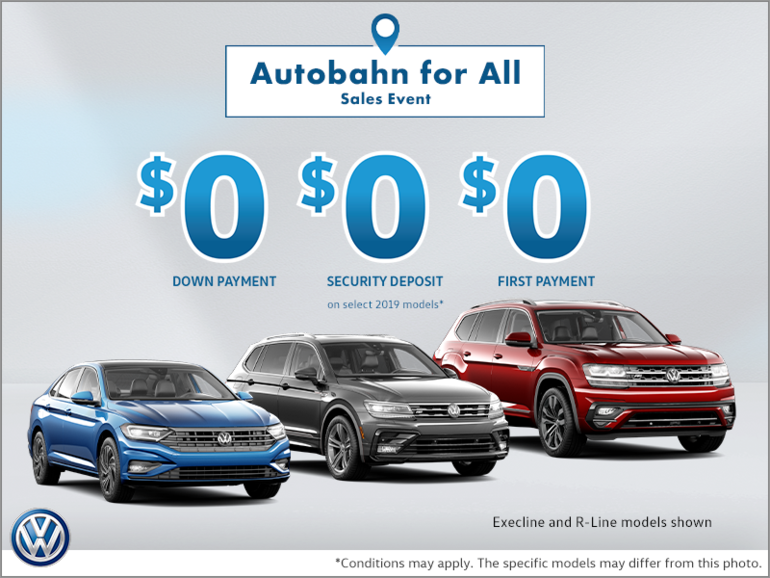 Autobahn for All Sales Event