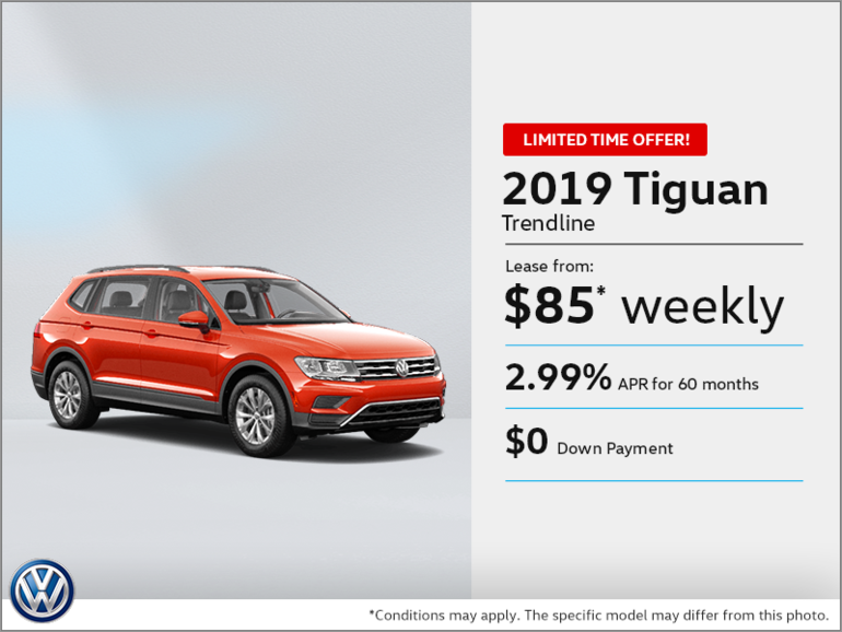 Lease the 2019 Tiguan!