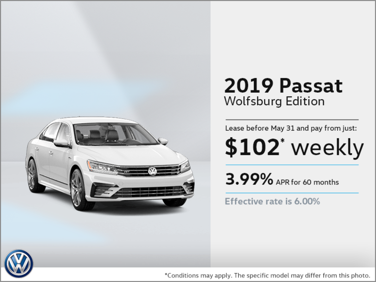 Lease the 2019 Passat!