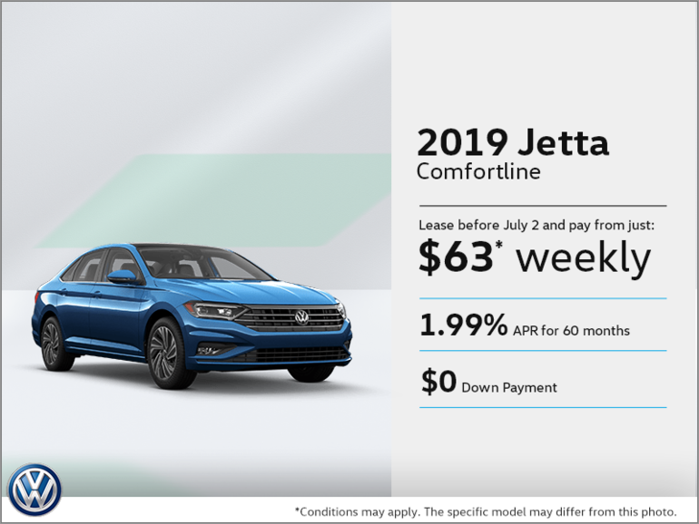 Lease the 2019 Jetta!