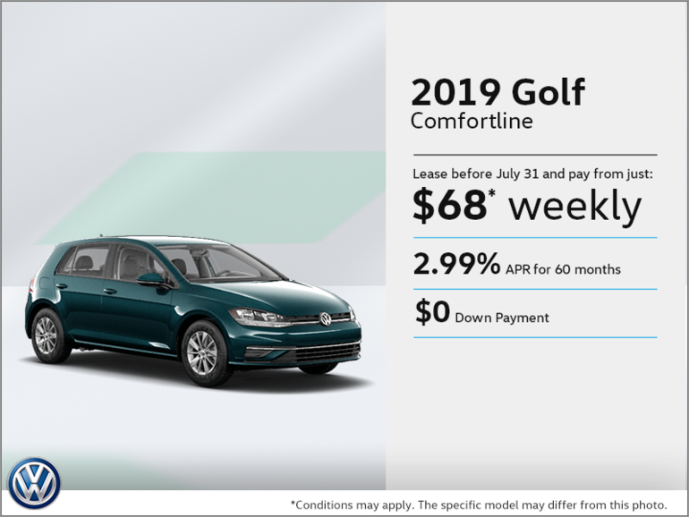 Lease the 2019 Golf!