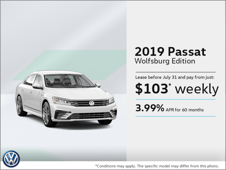 Lease the 2019 Passat!