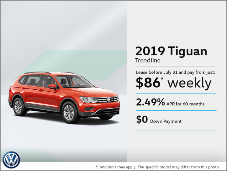 Lease the 2019 Tiguan!