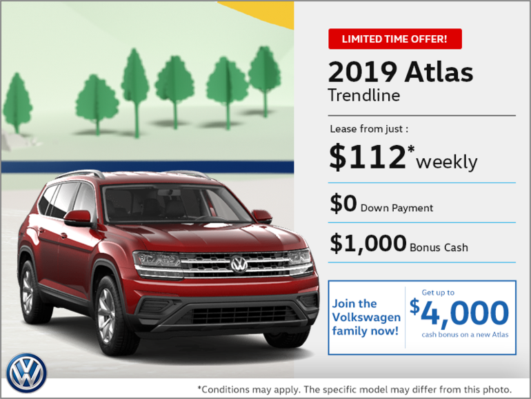 Lease the 2019 Atlas!