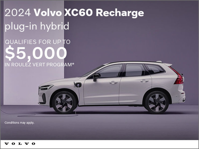 The 2024 Volvo XC60 in Laval at Volvo Laval