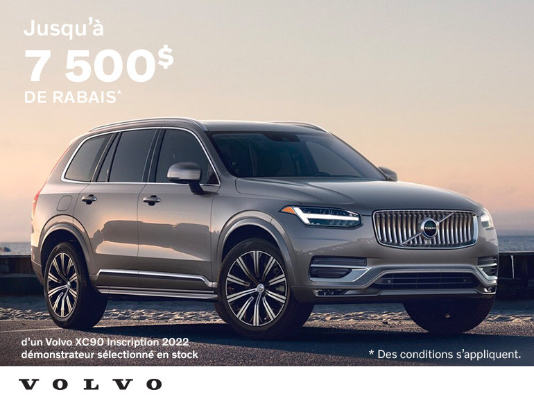 Le Volvo XC90 Inscription 2022 démonstrateur