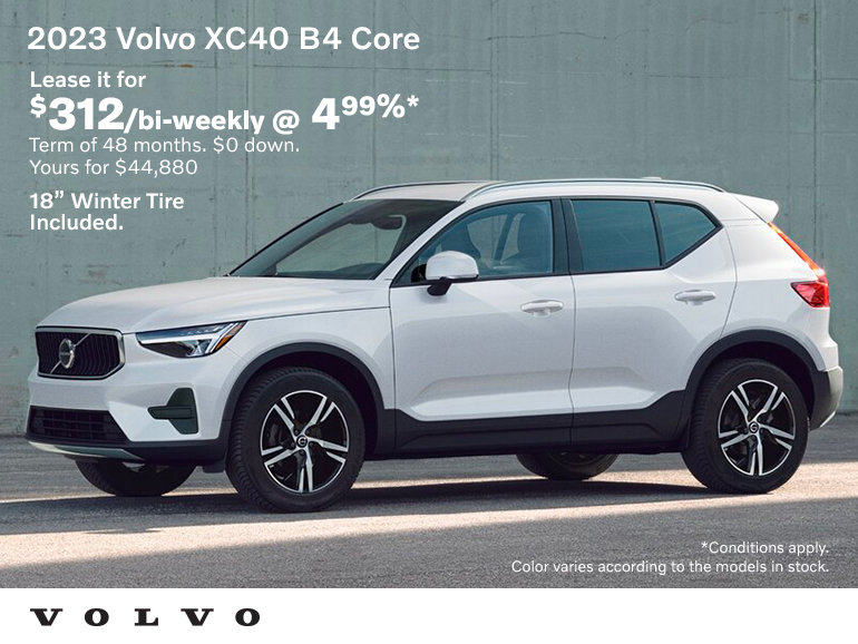 2023 Volvo XC40 - Winter Tires Kit Included