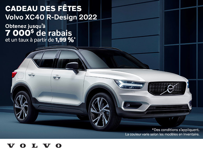 Cadeau des Fêtes - Volvo XC40 R-Design 2022
