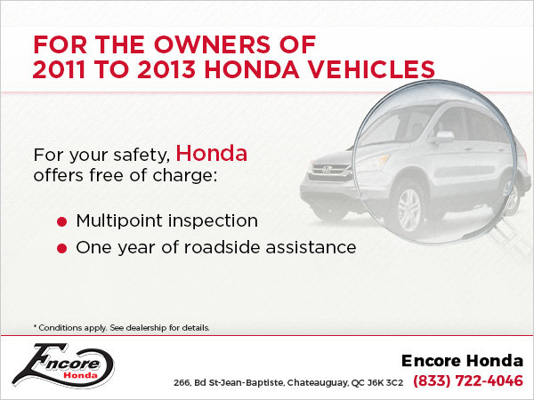 Attention 2011-2013 Honda Owners