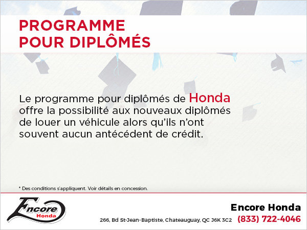 Programme pour diplômés