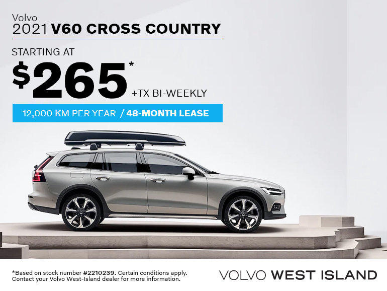 2021 V60 Cross Country starting at $265 + tx bi-weekly (Copy)