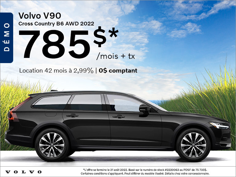 Démonstrateur Volvo V90 Cross Country