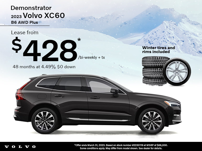 2023 Volvo XC60 from $428/bi-weekly