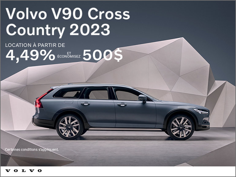 Le Volvo V90 Cross Country 2023 à Laval