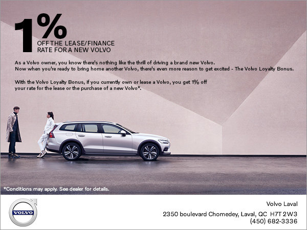 Volvo Loyalty Bonus Offer