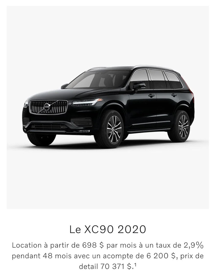 Promotion Volvo XC90