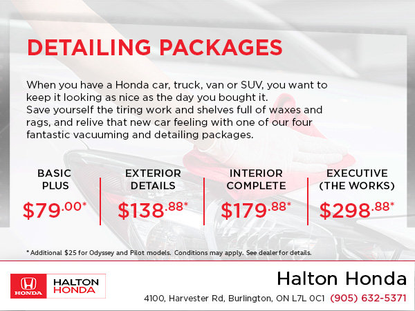 Our Detailing Packages