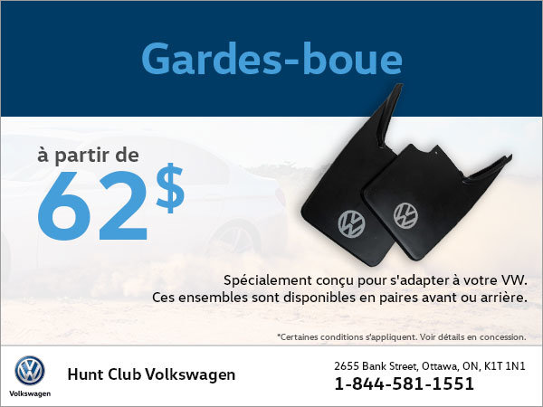 Obtenez des gardes-boue à partir de 62$!