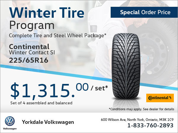 225/65R16 Tire Package (Special Order)
