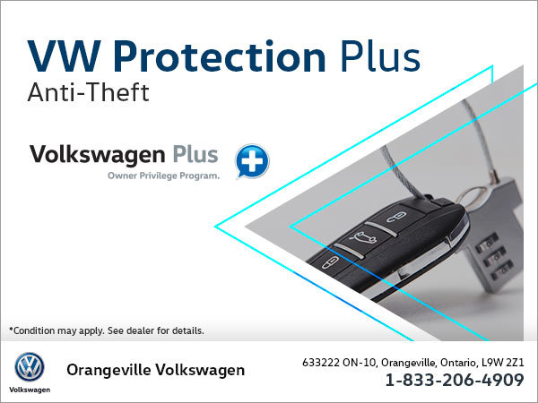 Get Anti-Theft Protection with Volkswagen Protection Plus!