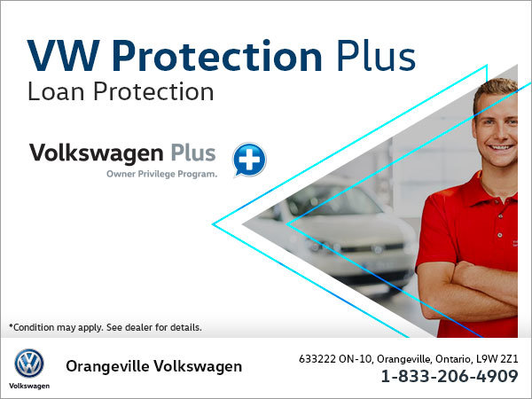 Get Loan Protection with Volkswagen Protection Plus!