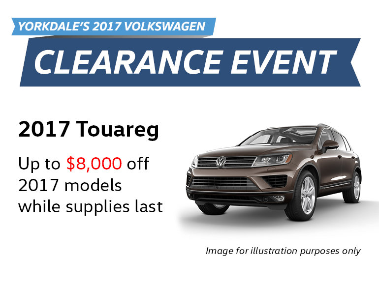 2017 Clearance Event: Touareg