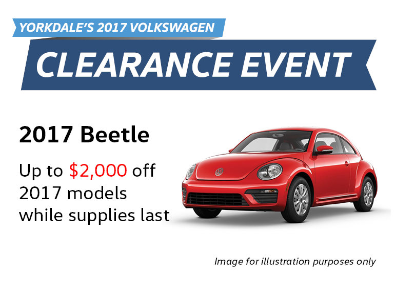 2017 Clearance Event: Beetle