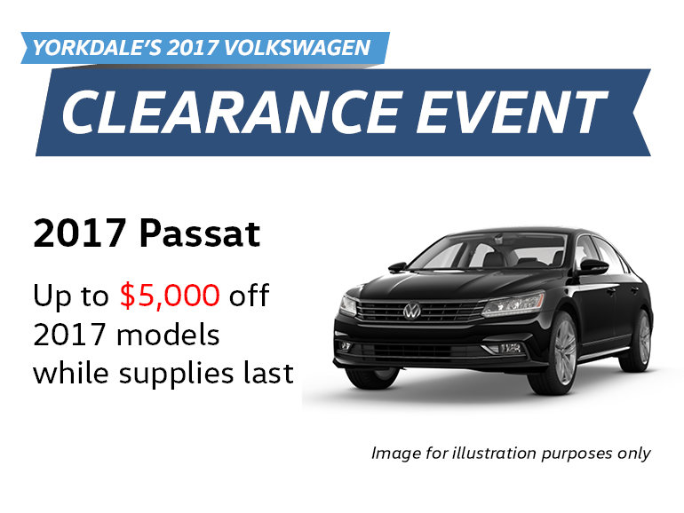 2017 Clearance Event: Passat