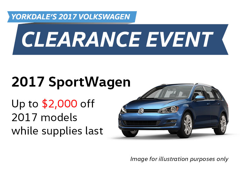 2017 Clearance Event: SportWagen