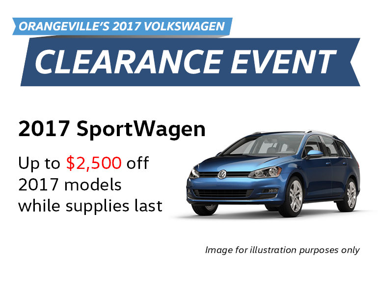 2017 Clearance Event: SportWagen