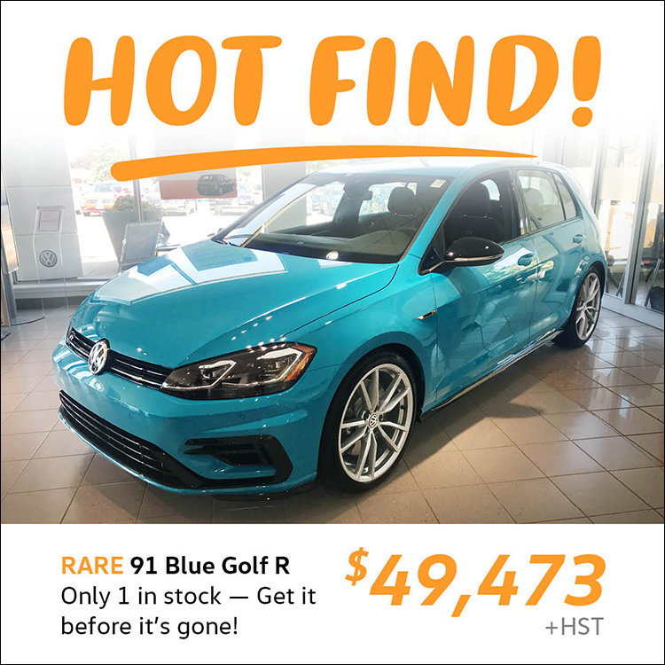 2018 Golf R, 6-speed Manual