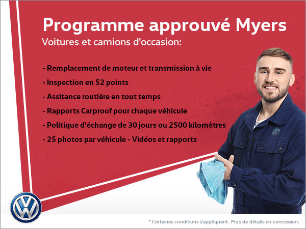 Programme approuvé Myers