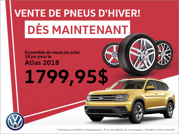 Ensemble de roues en alliage de 18 po pour l'Atlas 2018!