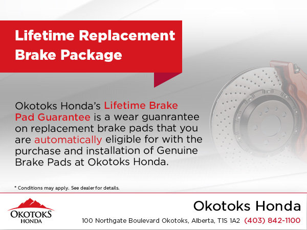 Lifetime Replacement Brake Package
