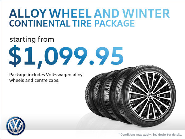 Get an Alloy Wheel and Winter Continental Tire Package!