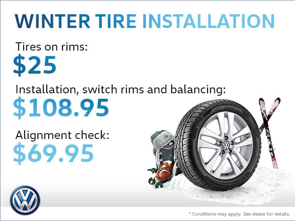 Get Your Winter Tires Installed!