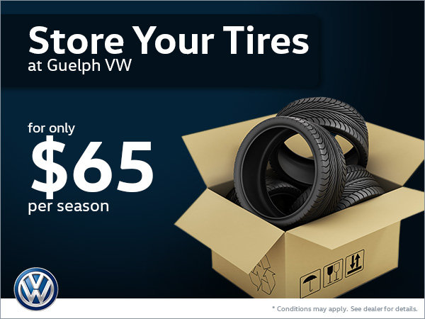 Store Your Tires for Only $65!
