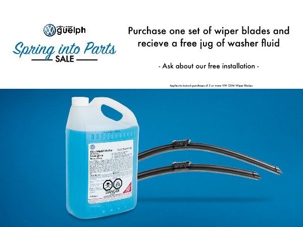 Spring into Parts Wiper Blades