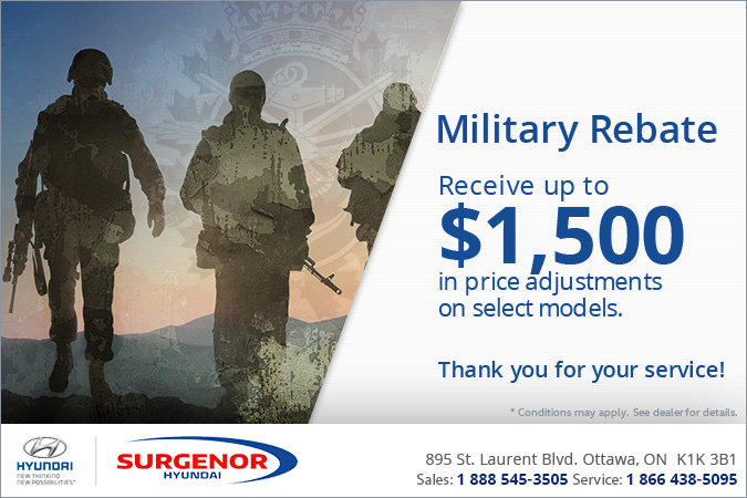 Military Rebate