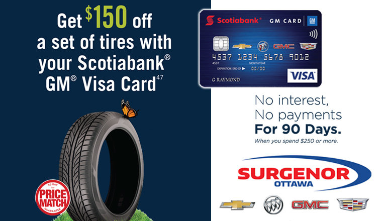 Ottawa | 150$ off a Set of tires Promo