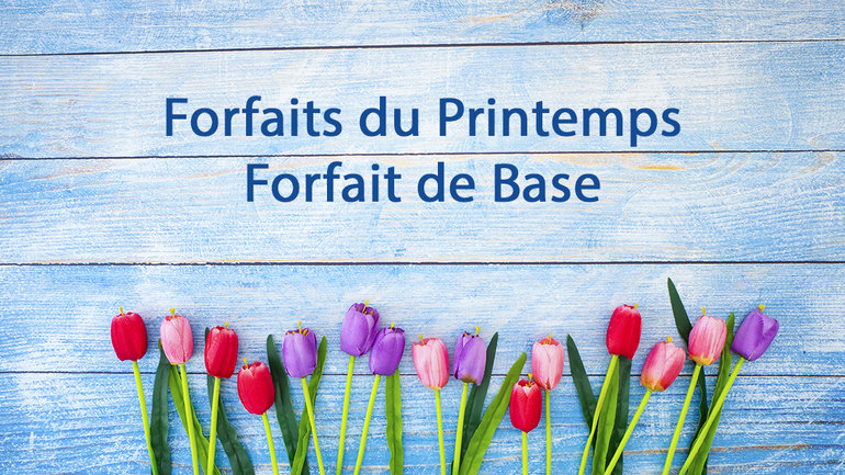Forfaits du Printemps - Forfait de base