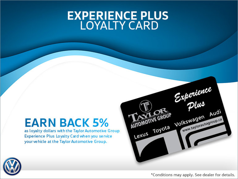 Get the Experience Plus Loyalty Card!