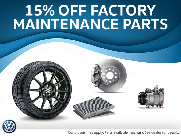 15% Off Factory Maintenance Parts