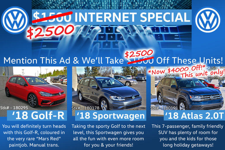 $2500 Instant Internet Discount!